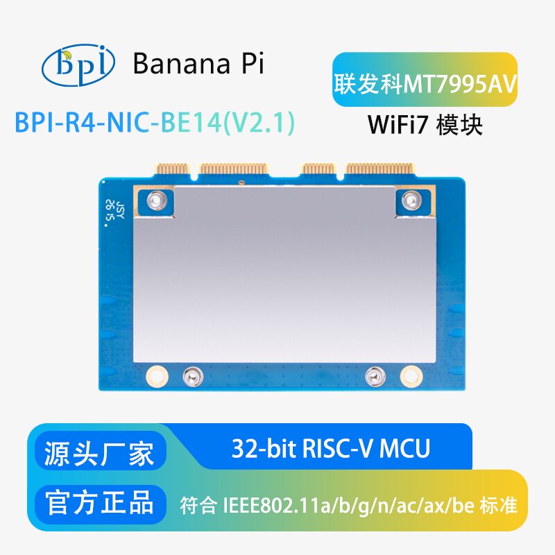Bananapi Bpi R4 Wifi 7 - Placa de Desenvolvimento Banana Pi BPI-R4